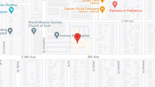 Map of the neighborhood around Rosemark at Mayfair Park