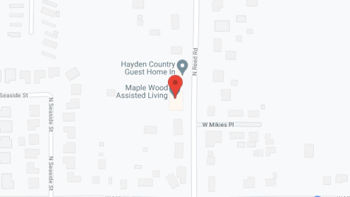 Map of the neighborhood around Maplewood