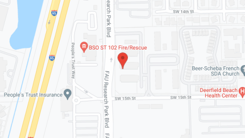 Map of the neighborhood around Praxis of Deerfield Beach