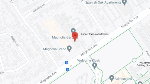 Map of the neighborhood around Magnolia Gardens Senior Apts