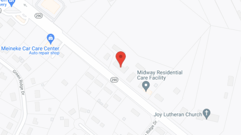 Map of the neighborhood around Midway Residential Care Facility