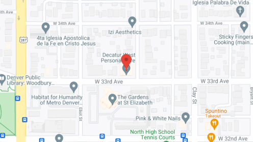 Map of the neighborhood around Decatur West Personal Care
