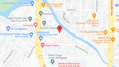 Map of the neighborhood around The Willows Assisted Living/The Evergreens