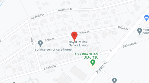 Map of the neighborhood around Faithful Senior Care