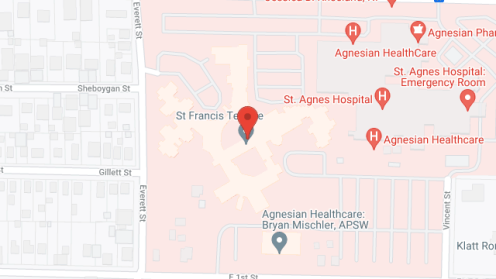 Map of the neighborhood around St Francis Terrace