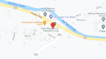 John Manchin Sr Assisted Livng in google map