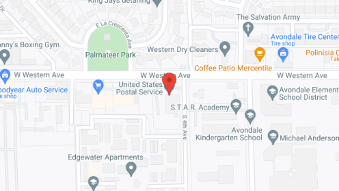 Map of the neighborhood around Harmony Assisted Living