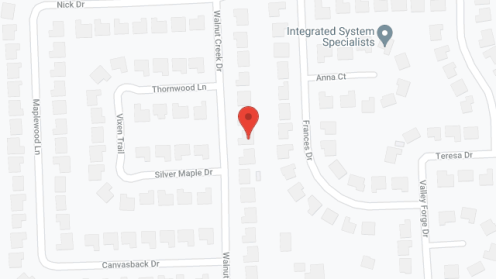 Map of the neighborhood around Walnut Creek Living