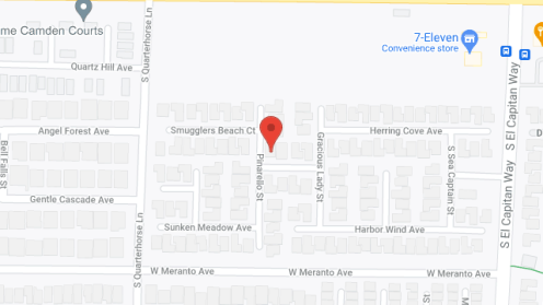 Map of the neighborhood around The Sacred Place