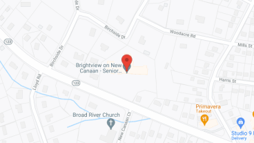 Brightview on New Canaan in google map