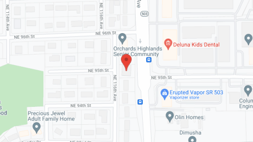 Map of the neighborhood around Apple Tree Assisted Living