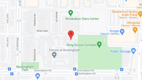Map of the neighborhood around Bristol at Buckingham