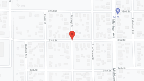 Map of the neighborhood around Sanders AFC