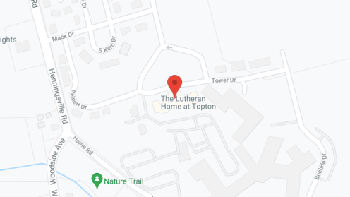 Map of the neighborhood around The Buehrle Center