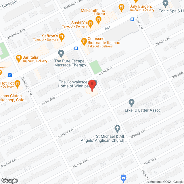 The Convalescent Home of Winnipeg (LTC) in google map