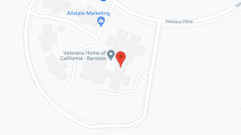 Map of the neighborhood around Veterans Home - Barstow