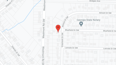 Map of the neighborhood around Jasper House