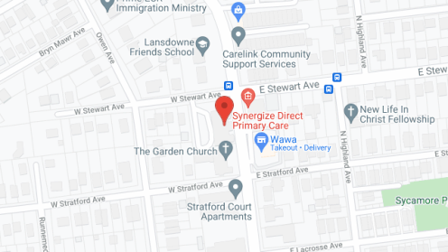 Map of the neighborhood around Simpson Gardens