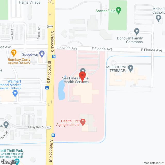 Encompass Health Sea Pines Rehabilitation Hospital in google map