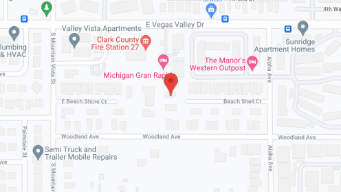 Map of the neighborhood around Tender Touch