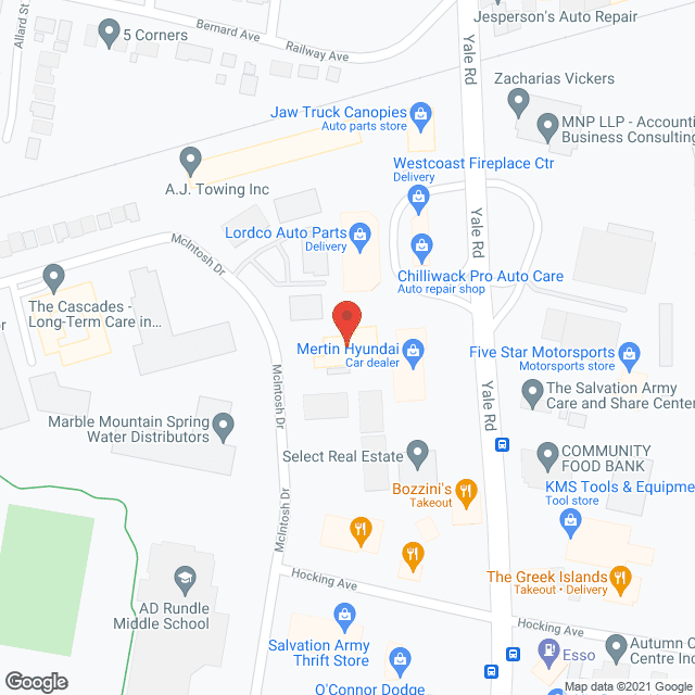 Crystal Ridge Manor in google map