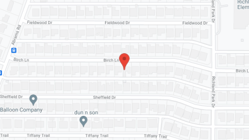 Map of the neighborhood around Guardian Angels Group Home