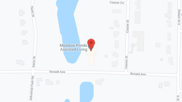 Meadow Ponds in google map