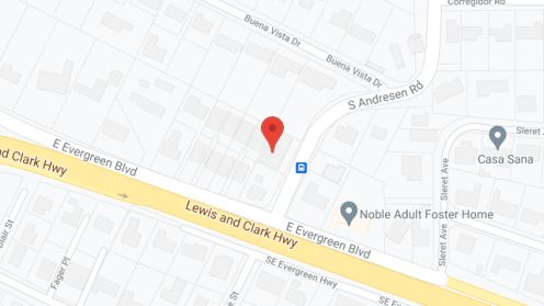 Map of the neighborhood around Columbia Sunset Care Home