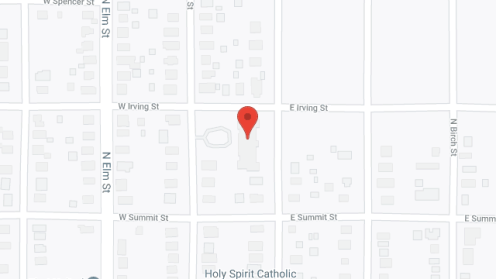 Map of the neighborhood around Summit House