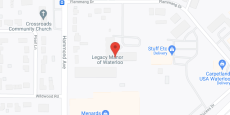 Legacy Manor of Waterloo in google map
