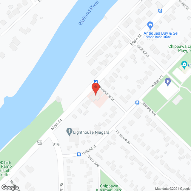CLOSED DOWN Chippawa Place Retirement Home in google map