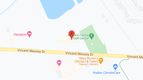 Map of the neighborhood around Heritage Suites