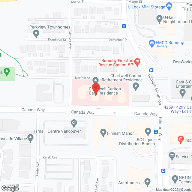 Chartwell Carlton Gardens Care Residence in google map