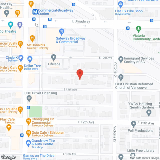 Victoria Gardens Co-Op in google map