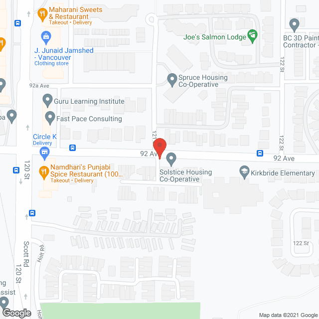 Solstice Housing Co-Op in google map