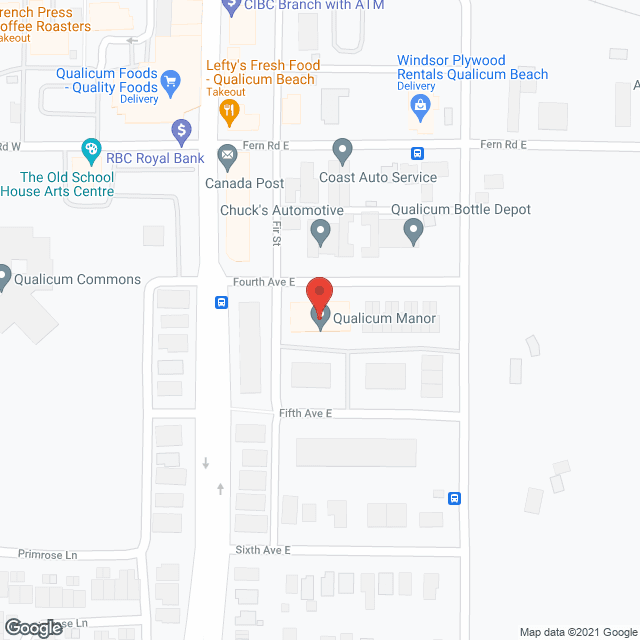 Qualicum Manor in google map