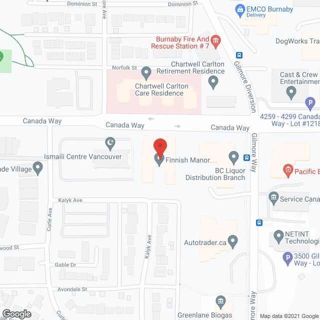 Finnish Manor (public) in google map