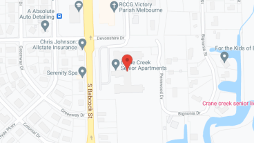 Crane Creek Senior Apartments in google map
