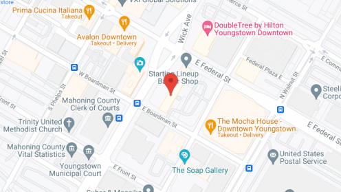 Map of the neighborhood around International Towers