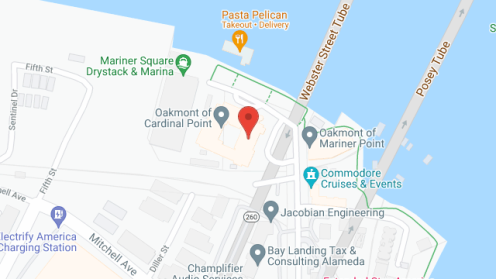 Map of the neighborhood around Cardinal Point