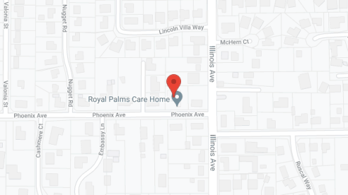 Map of the neighborhood around Royal Palms Care Home