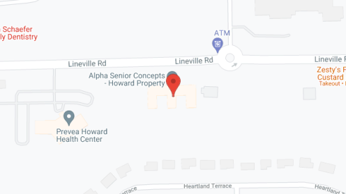 Map of the neighborhood around Alpha Senior Concepts