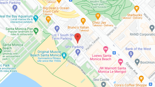 Map of the neighborhood around Villa Appia