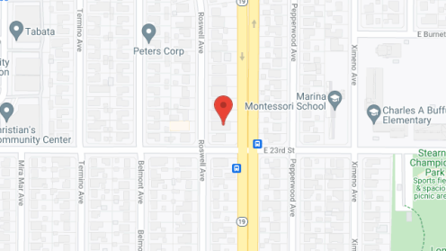Map of the neighborhood around Legacy Manor