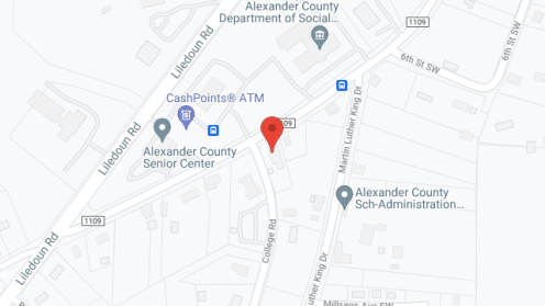 Map of the neighborhood around Sarah's House