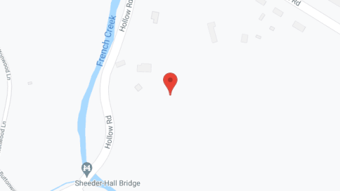 Map of the neighborhood around Gheel House