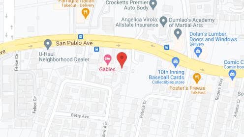 Map of the neighborhood around St. Clare's Home for Seniors