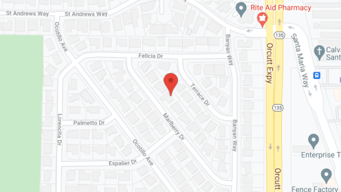 Map of the neighborhood around Candlewood House 2