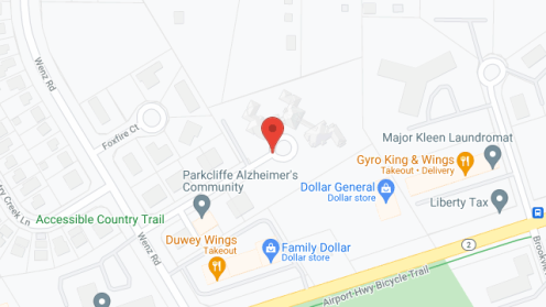 Map of the neighborhood around Parkcliffe Eldercare II