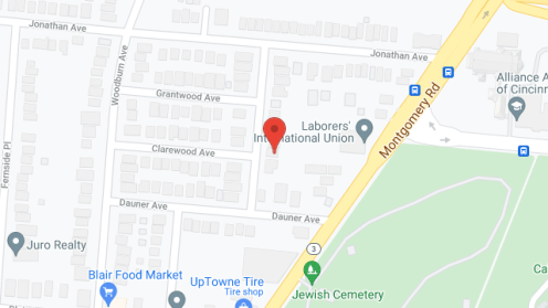 Map of the neighborhood around Happy Day Care Facility